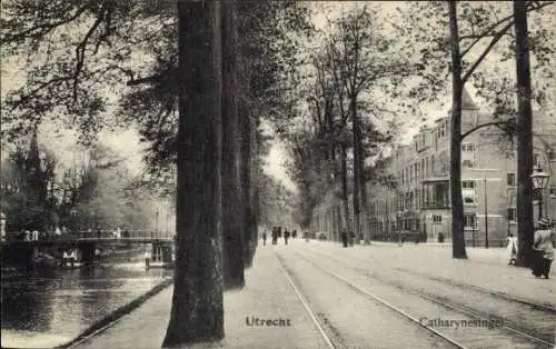 Ak Utrecht Niederlande, Catharynesingel