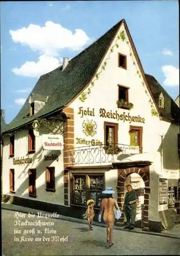 Ak Kröv Mosel, Hotel Reichsschenke, Ritter Görtz