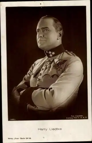 Ak Schauspieler Harry Liedtke, Portrait, Filmkostüm, Uniform