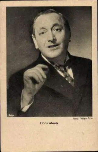 Ak Schauspieler Hans Moser, Portrait