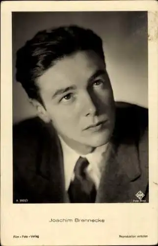 Ak Schauspieler Joachim Brennecke, Portrait, Film Foto Verlag A 3503/2