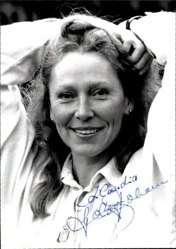 Ak Schauspielerin Klaudia Goldberg, Portrait, Autogramm