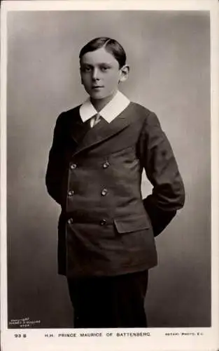 Ak Prinz Maurice von Battenberg, Portrait