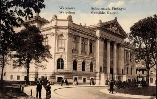 Ak Warszawa Warschau Polen, Gemälde-Galerie