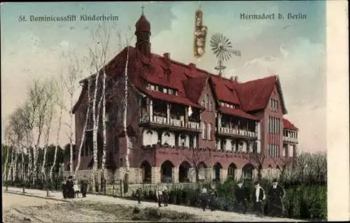 Ak Berlin Reinickendorf Hermsdorf, St. Dominicusstift Kinderheim