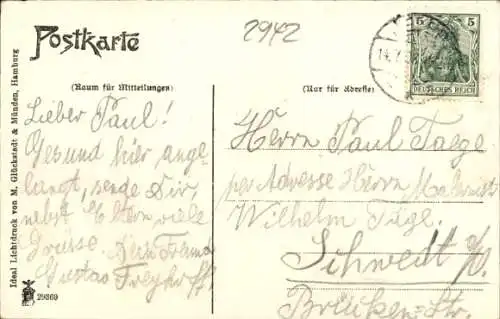 Ak Jever in Oldenburg Friesland, Markt