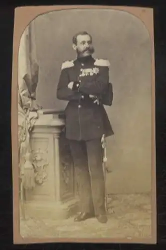 CdV Portrait Adolf I. Georg zu Schaumburg-Lippe