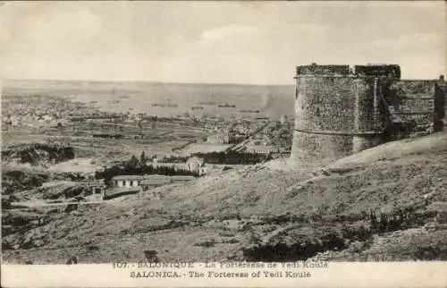 Ak Saloniki Thessaloniki Griechenland, Festung Yedi Koulé