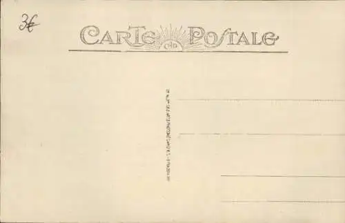 Ak Oran Algerien, Rathaus