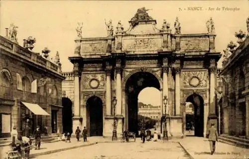 Ak Nancy Meurthe et Moselle, Arc de Triomphe