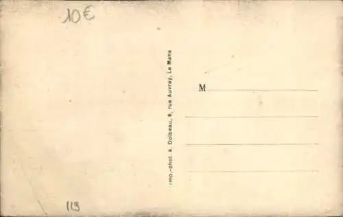 Ak Écommoy Sarthe, Denkmal