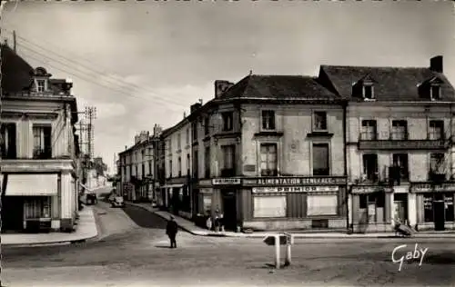 Ak Écommoy Sarthe, Rue du Docteur Estrabeau