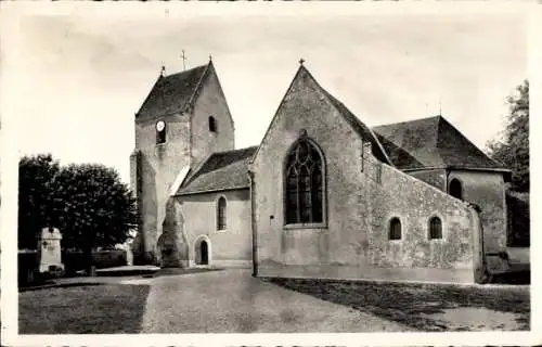 Ak Dangeul Sarthe, Kirche und Denkmal