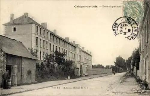 Ak Château du Loir Sarthe, Höhere Schule