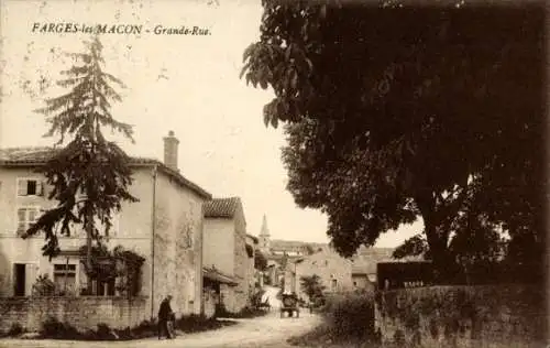 Ak Mâcon Saône-et-Loire, Grande Rue