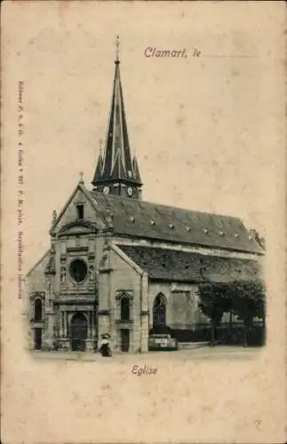 Ak Clamart Hauts de Seine, Kirche