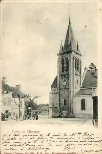 Ak Chatenay Eure et Loir, Kirche