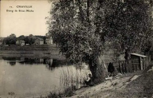 Ak Chaville Hauts de Seine, Etang de Brise-Miche