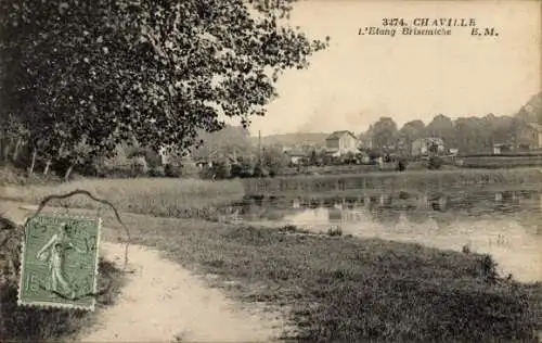 Ak Chaville Hauts de Seine, L’Etang Brisemière