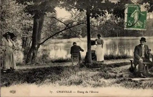 Ak Chaville Hauts de Seine, Etang de l'Ursine