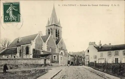 Ak Chatenay Hauts-de-Seine, Kirche