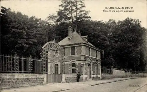 Ak Bourg la Reine Hauts de Seine, Eingang zum Lycee Lakanal