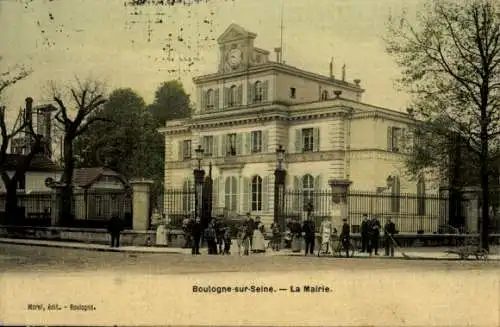 Ak Boulogne sur Seine Hauts de Seine, Rathaus