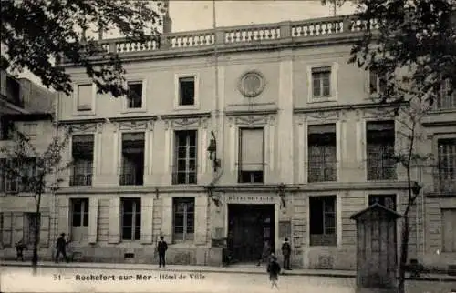 Ak Rochefort sur Mer Charente Maritime, Hotel de Ville