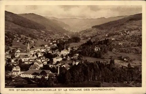 Ak Saint Maurice sur Moselle Vosges, Colline des Charbonniers