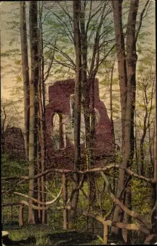 Ak Alt Zella Nossen in Sachsen, Heilige Dreikönigskapelle, Ruine