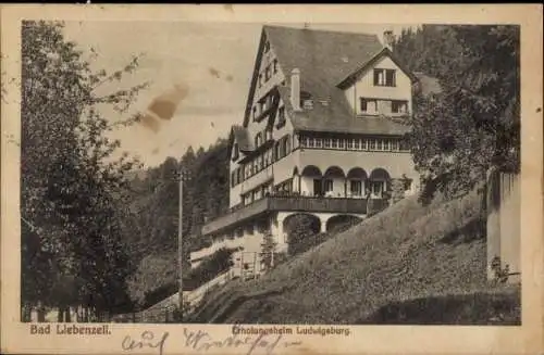 Ak Bad Liebenzell im Schwarzwald, Erholungsheim Ludwigsburg