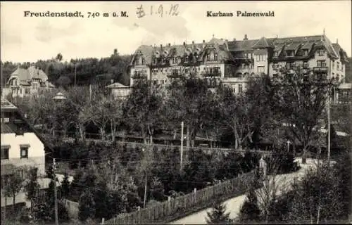 Ak Freudenstadt im Schwarzwald, Kurhaus Palmenwald