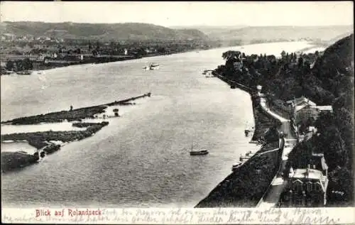 Ak Rolandseck Remagen am Rhein, Teilansicht