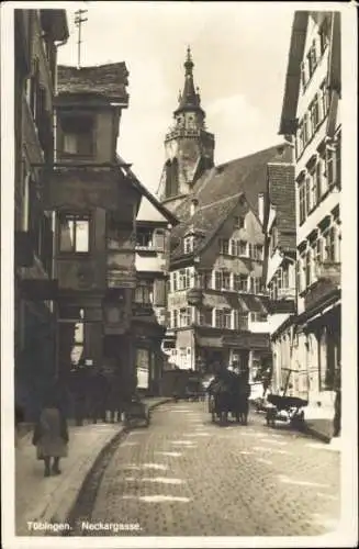 Ak Tübingen am Neckar, Neckargasse