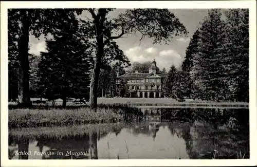 Ak Rastatt im Schwarzwald, Schloss Favorite