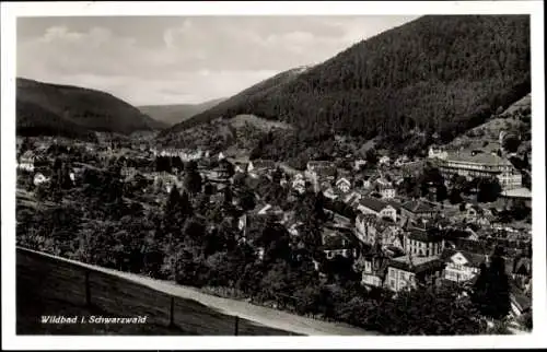 Ak Bad Wildbad im Schwarzwald, Panorama