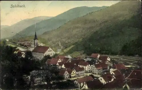 Ak Schiltach im Schwarzwald, Panorama