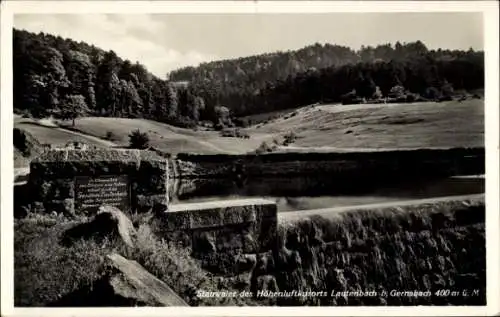 Ak Lautenbach Gernsbach im Murgtal Schwarzwald, Stauweiler