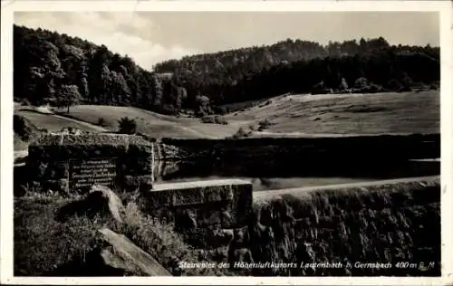 Ak Lautenbach Gernsbach im Murgtal Schwarzwald, Stauweiler