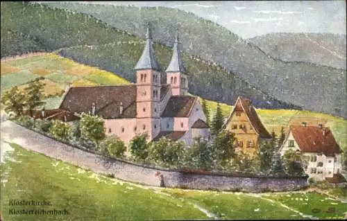 Ak Klosterreichenbach Baiersbronn im Schwarzwald, Klosterkirche