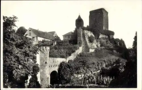 Ak Bad Wimpfen am Neckar, Stadttor