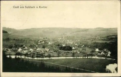 Ak Sulzbach am Kocher Württemberg, Panorama