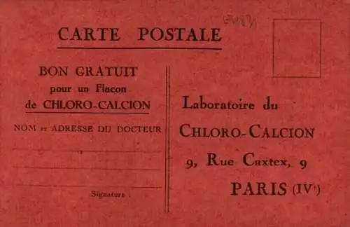 Ak Paris IV, Laboratoire du Chloro-Calcion, Rue Caxtex