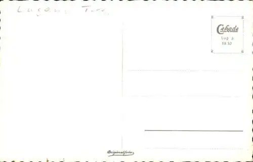 Ak Morcote Lago di Lugano Kanton Tessin, Stadtansicht