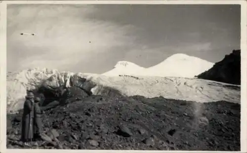 Foto Russland, Berglandschaft, Gipfel, Wanderer