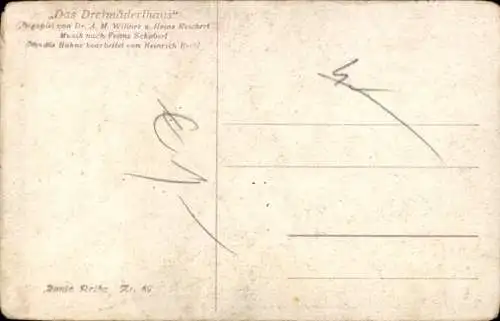 Künstler Ak Brock, A., Nicht klagen, was dir bestimmt, musst du ertragen, Das Dreimäderlhaus