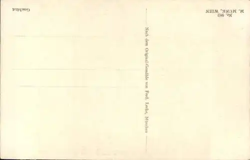 Ak Rheingold, Richard Wagner, Opernszene