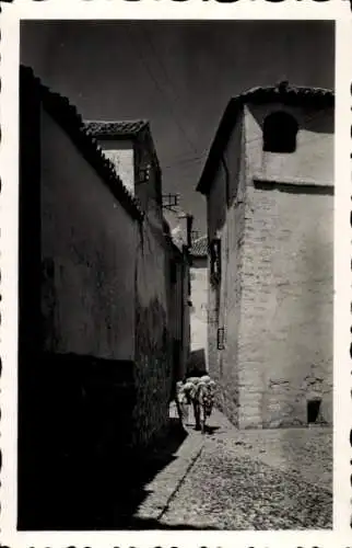 Ak Jaén Andalucía, Straße des alten arabischen Viertels