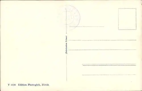 Ak Schaffhausen Schweiz, Rheinbrücke mit Munot