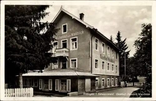 Ak Villingen im Schwarzwald, Gasthof-Pension Waldblick